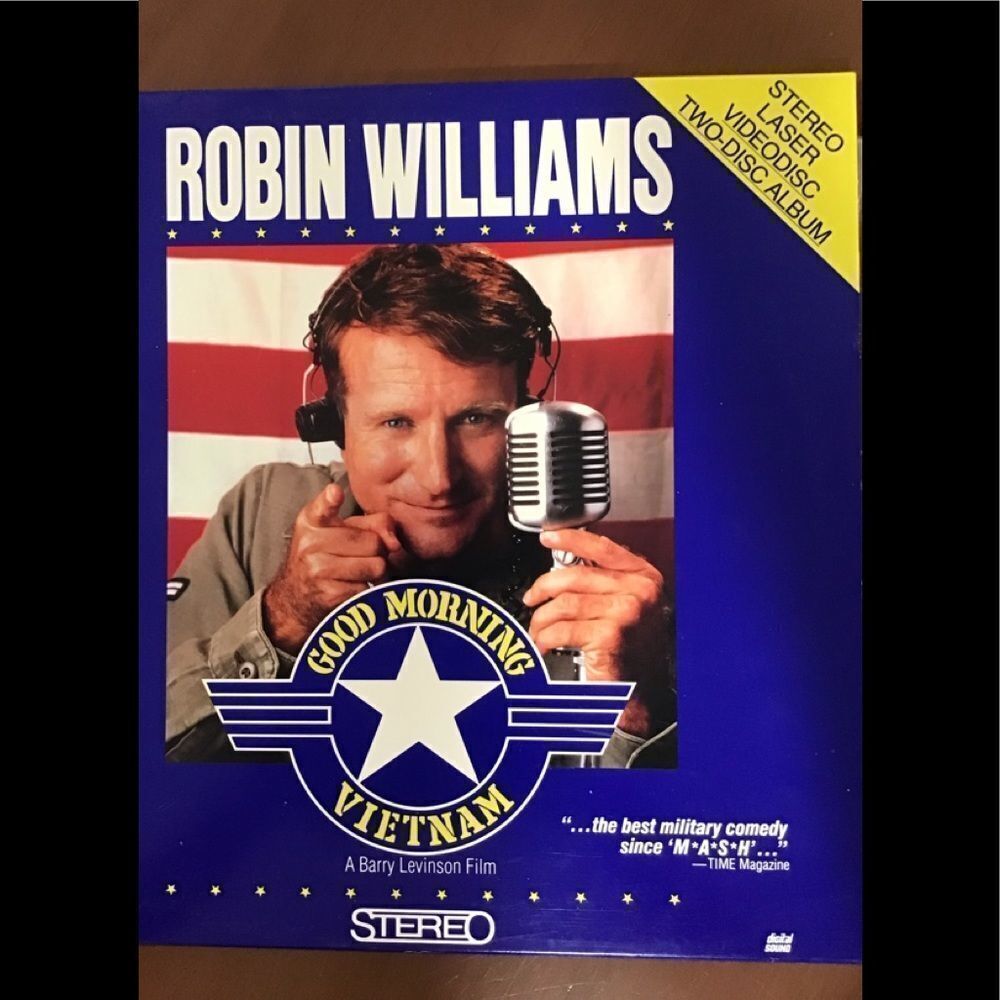 Good Morning Vietnam, good condition, Robin Williams, Laser Disc Movie